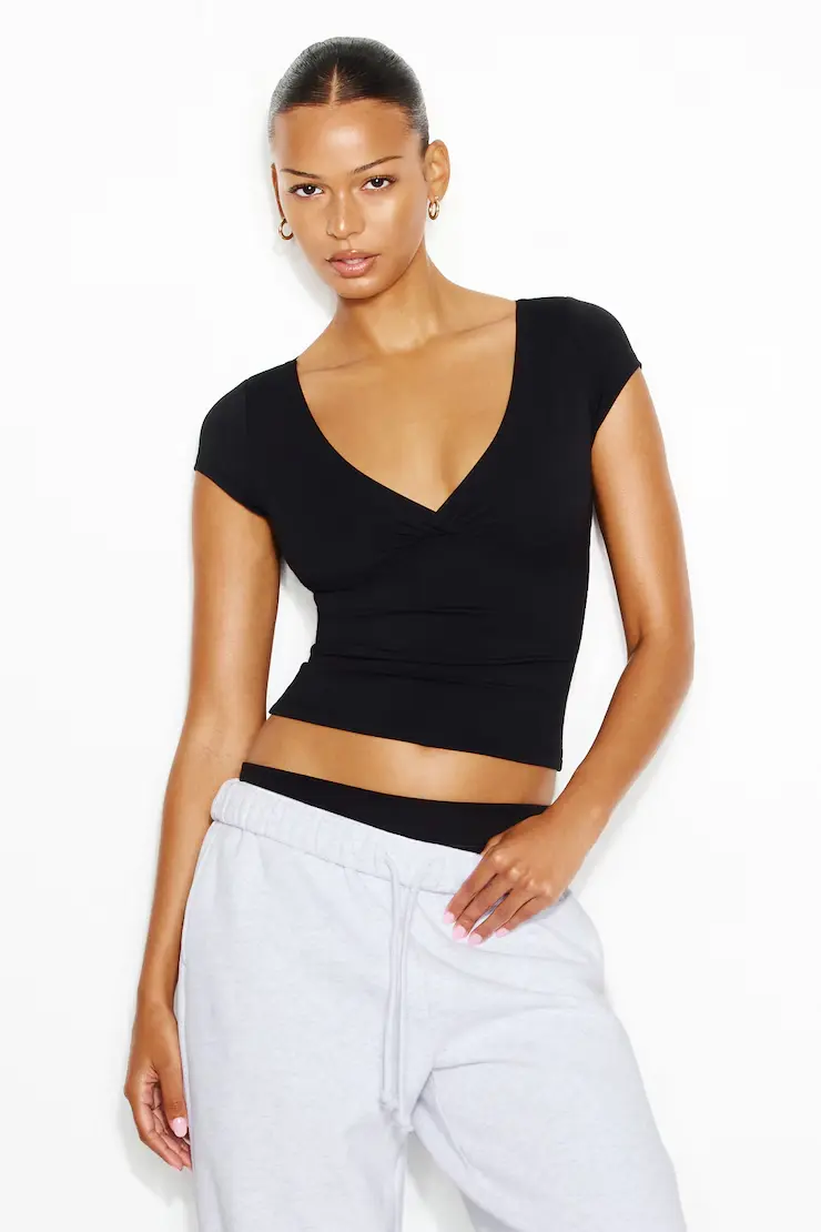 Sleek Crossover T-Shirt