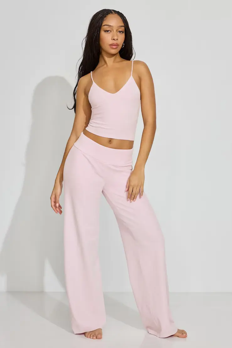 Chenille Low Rise Pants